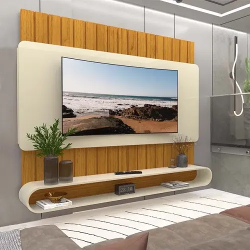 Home Suspenso Ripado Larg. 1.85m Naturale rfut