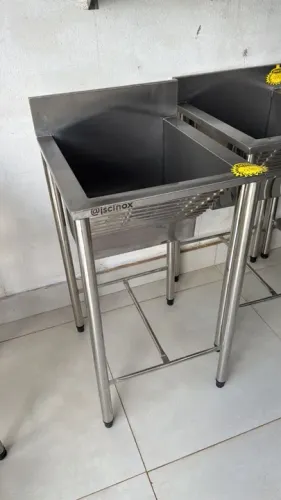 Tanque lava panos em aço inox 0.50x0.50