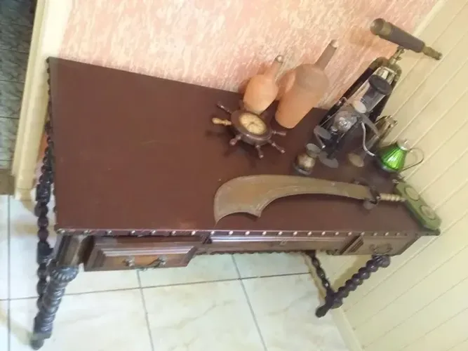 Mesa escrivaninha antiguidade anos 30