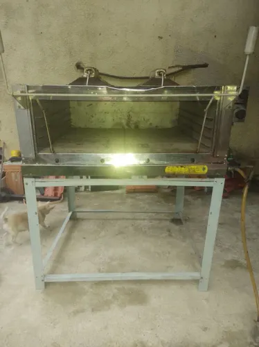 Forno de pizza a gás com 2 infra vermelhos 