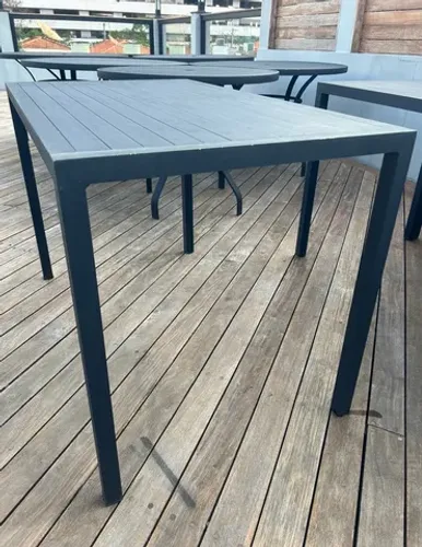 Mesa retangular 1.20 mt x 0,70 alumínio 