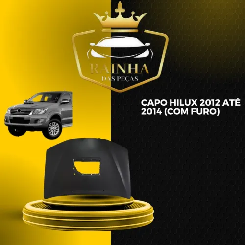 Capo Hilux 2012 até 2014 (com furo)