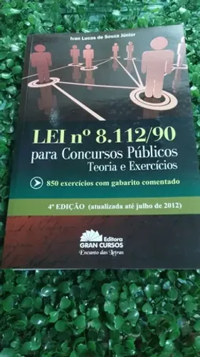 Livro para concurso público lei número 8112/90