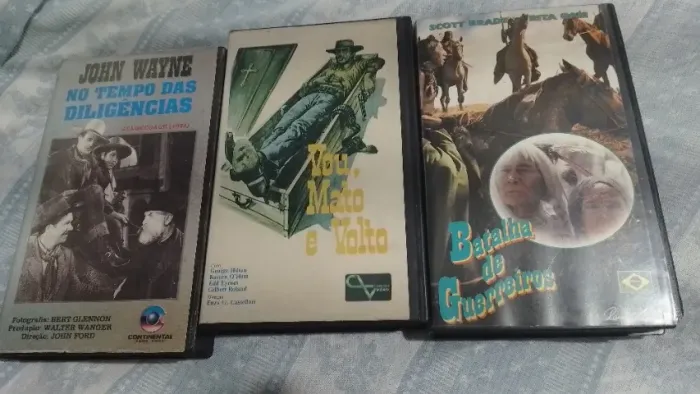 Filmes Vhs Western Clássicos Antigos - Lote 1 Ver Descrição