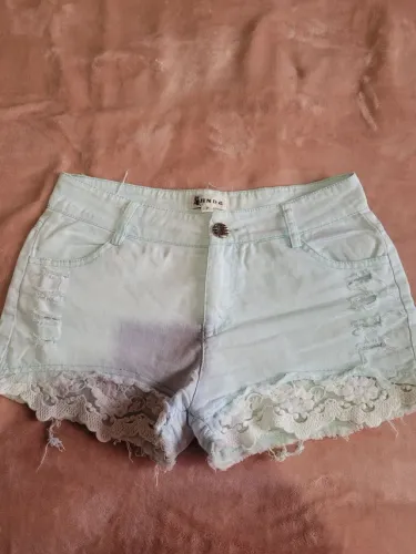 Shorts jindg tam p azul claro