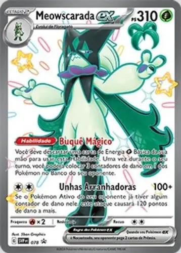 Carta Pokemon Oversize Meowscarada ex (078/?)
