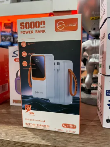 Power Bank 50000mAh ANJ.GG - Carregamento Rápido e Múltipla Proteção