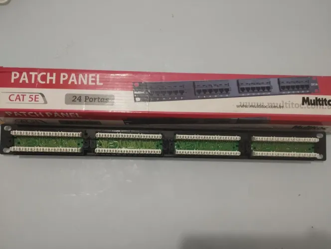 Patch Panel 24 portas Multitoc