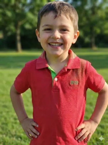 Camisa Polo infantil 4/5 anos 104 europa Hugo Boss Original Usada
