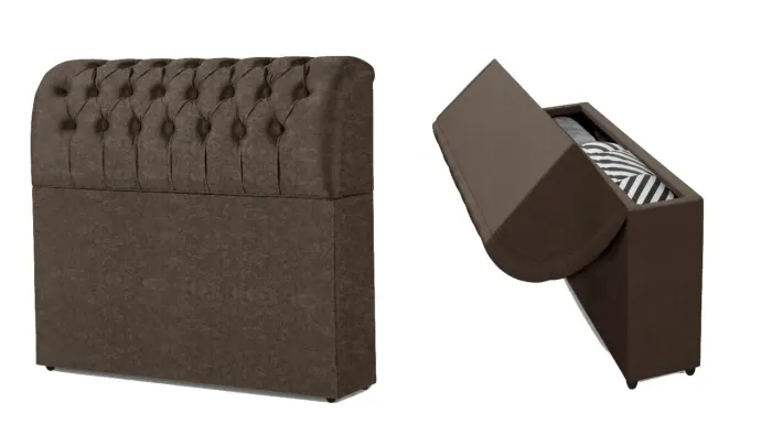 Cabeceira de Cama Box Baú Estofada super funcional surpreenda-se!! 15sr5