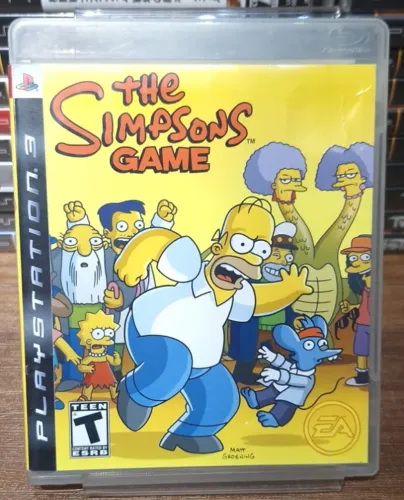 Jogo The Simpons Game para PS3 Original e Completo