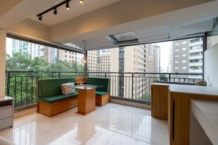 Apartamento Studio à venda no Condomínio Vitrali Moema em Indianópolis em São Paulo - SP