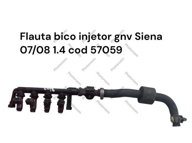 Flauta Bico Injetor Gnv Siena 07/08 1.4 Cod 57059