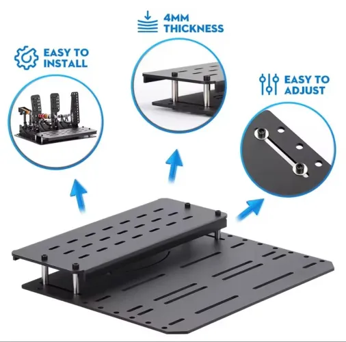 Base Plate Original Pedais Ruito, SimJack, Simson Novo Lacrado na Caixa
