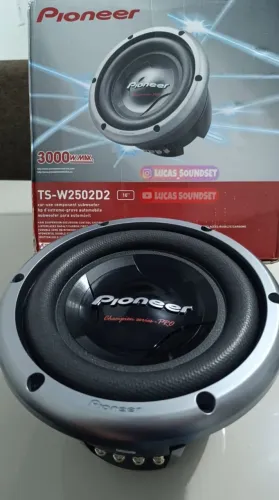 Subwoofer Pioneer PRO 2502-D2 3000w/800Rms 10 polegadas (Novo)