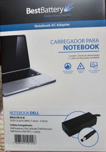 Carregador Notebook Dell 90W