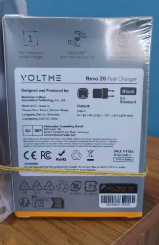 Carregador Tipo C com Cabo VOLTME