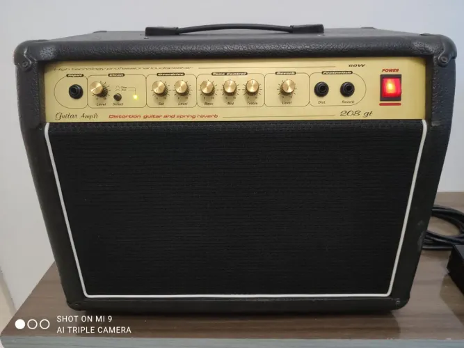 Caixa Amplificada Warm Music 208GT 60W