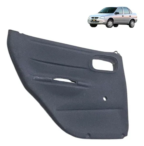 Forro Porta Traseira Lado Esquerdo Corsa 1998 2002 2 Cinza-escuro