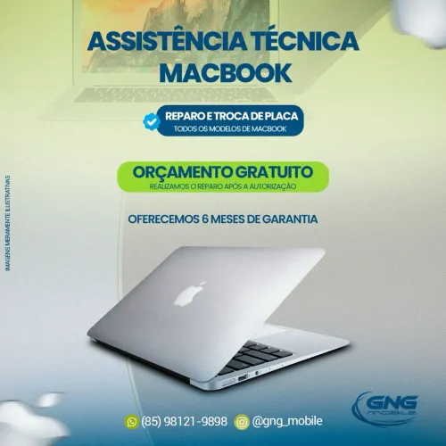 Reparo / Troca de Placa Mãe Macbook Pro e Air 
