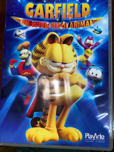 DVD original Filme Garfield Um super Herói animal seminovo