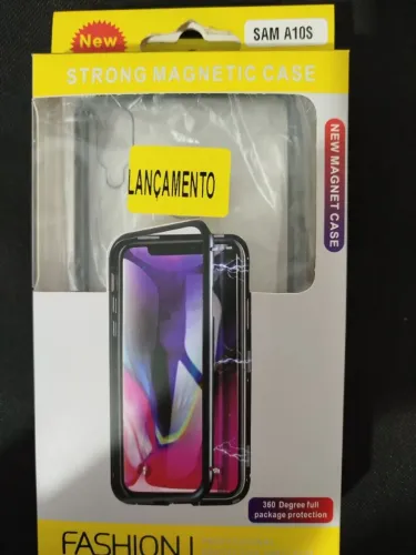 Case Magnético Capinha Compatível Celular Samsung A10S Vidro Só Atrás.  A10S