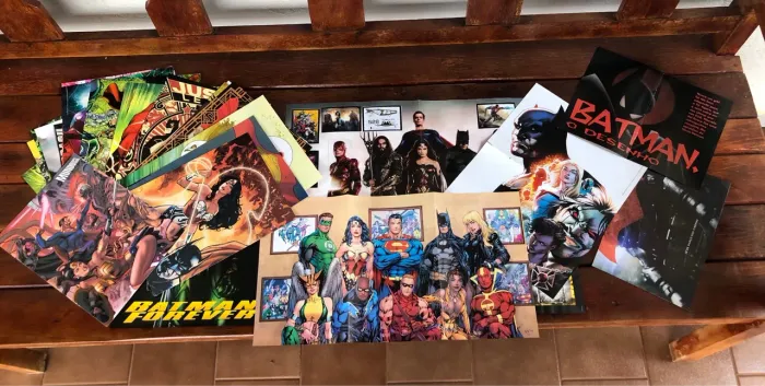 Pôsteres  DC Comics e Marvel 
