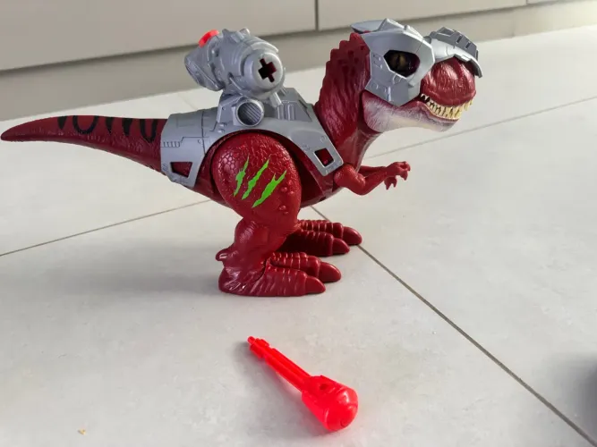 Dinossauro Robô com Arma - Brinquedo Infantil