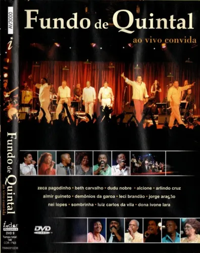 Dvd Fundo De Quintal - Ao Vivo Convida