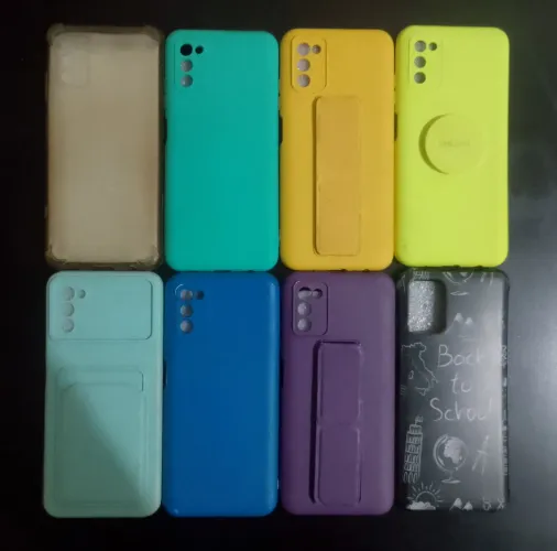 8 Capas SAMSUNG A03S Coloridas e Estilosas