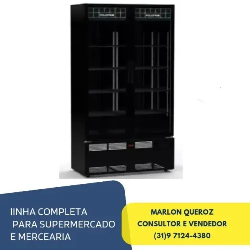 Cervejeira Expositora PoloFrio Mondrian 2 Portas 127 - 220V
