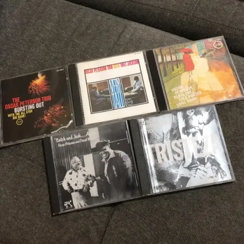 Lote Coleção 5 CDs Oscar Peterson / Importados / Jazz Big Band Swing