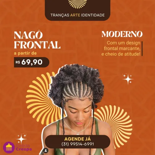 Nagô Frontal: Design moderno e cheio de atitude!
