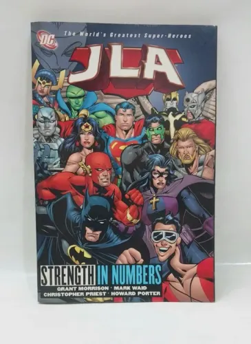 HQ- EDIÇÃO AMERICANA EM INGLÊS- "DC COMICS"--    THE WORLD`S GREATEST SUPER HEROES- JLA 
