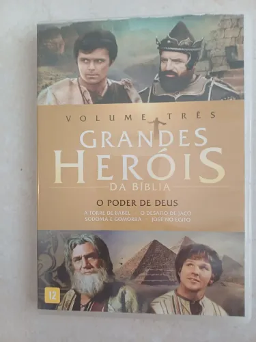 O poder de Deus - Os grandes heróis da bíblia - vol 3 - DVD