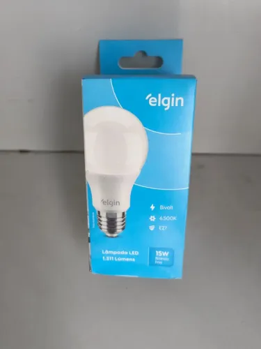 Kit 10 Lampadas Led 1.311Lumens 15w 6.500k Branco Frio Elgin