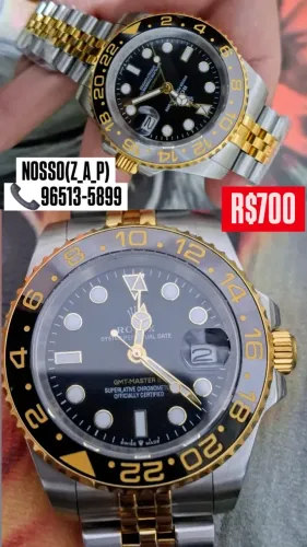 Relógio ROLEX MISTO GMT MASTER II JUBILEU