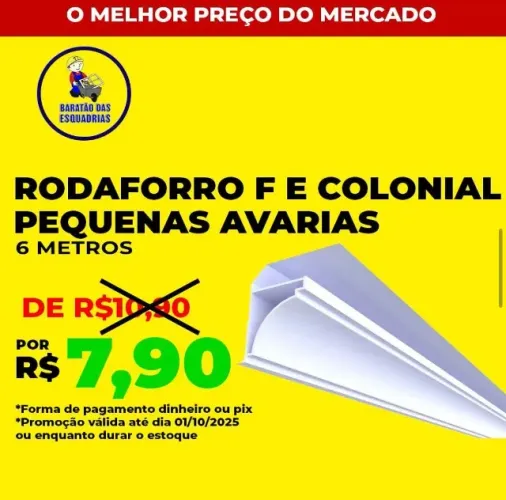 RODAFORRO F E COLONIAL PEQUENAS AVARIAS - Promoção!