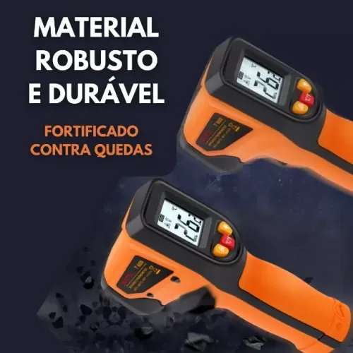 termometro medidor digital laser industrial infravermelho t400 50 a 400°c