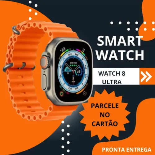 LOTE 03 - Smartwatch 8 Ultra - Estilo Apple Watch com Funções Completas! Novo na Caixa!