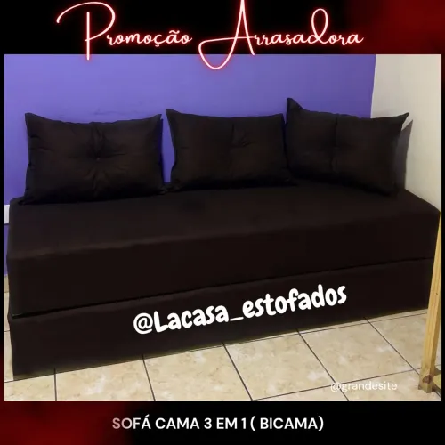 Sofá Cama 3 em 1 (Bicama) - Promoção Arrasadora!