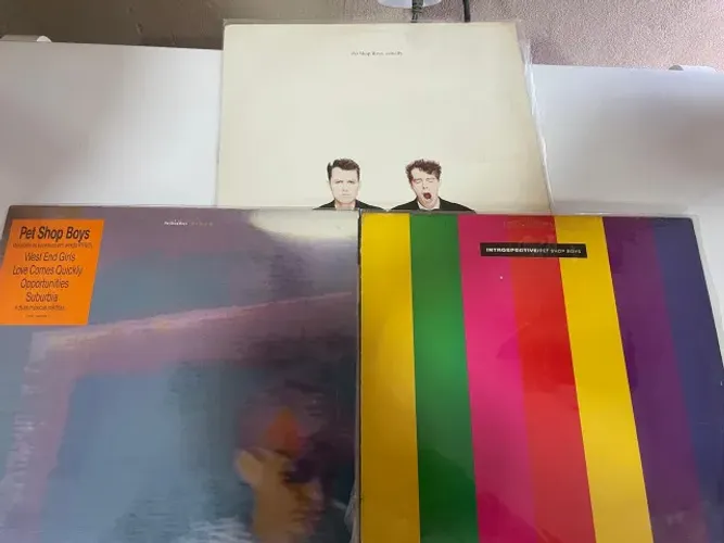 vendo 3 lp's pet shop boys