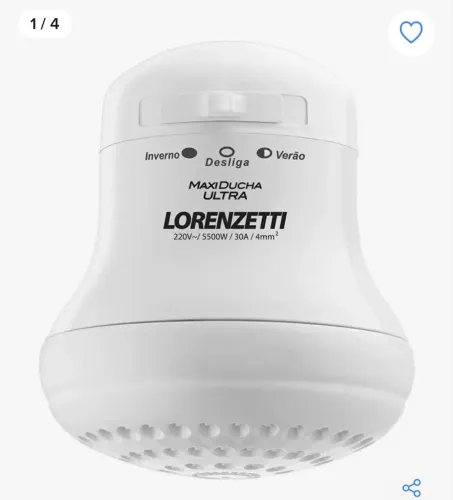 Vendo chuveiro elétrico Lorenzetti