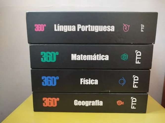 ANÚNCIO 4 VOLUMES BOX 360° EDITORA FTD VENDO SEPARADO