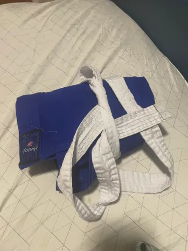 Kimono judo azul tamanho M00
