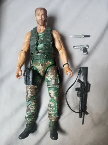 Predador major dutch neca original boneco figura