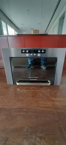 Microondas Brastemp embutido linha Gourmand