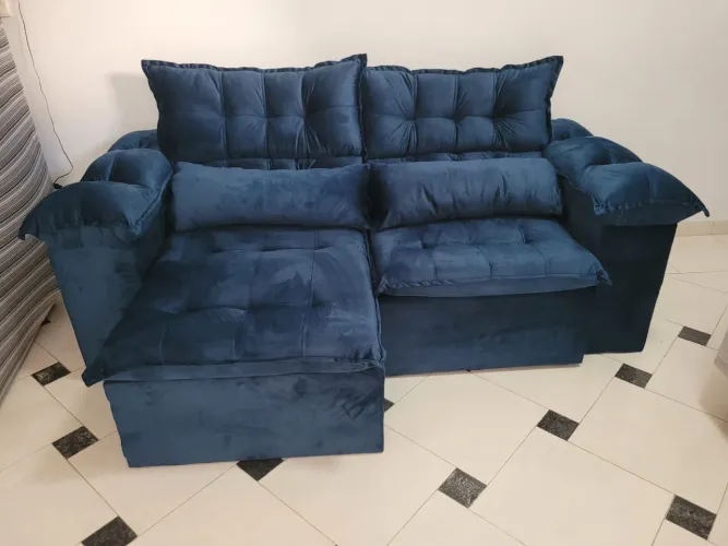 Sofá reclinável promoção relâmpago- Conforto e Estilo!
