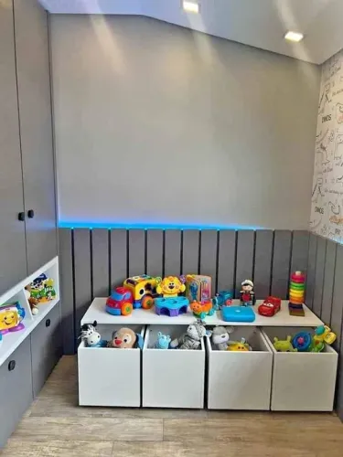 Bau organizador de brinquedos - DIRETO DA FABRICA