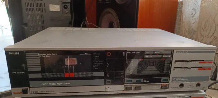Tape Deck Philips Fc-210 Otimo Estado Não Liga Para Arrumar
